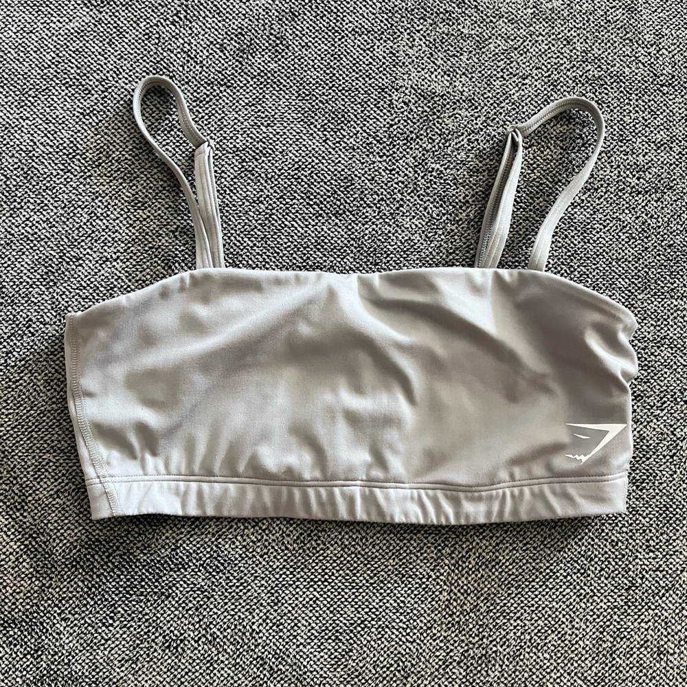 Gray Gymshark Women's Bandeau Sports Bra
